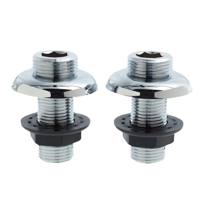 Anslutningskoppling t/duschkabin Krom R20 x R15 2-pack Trio Perfekta